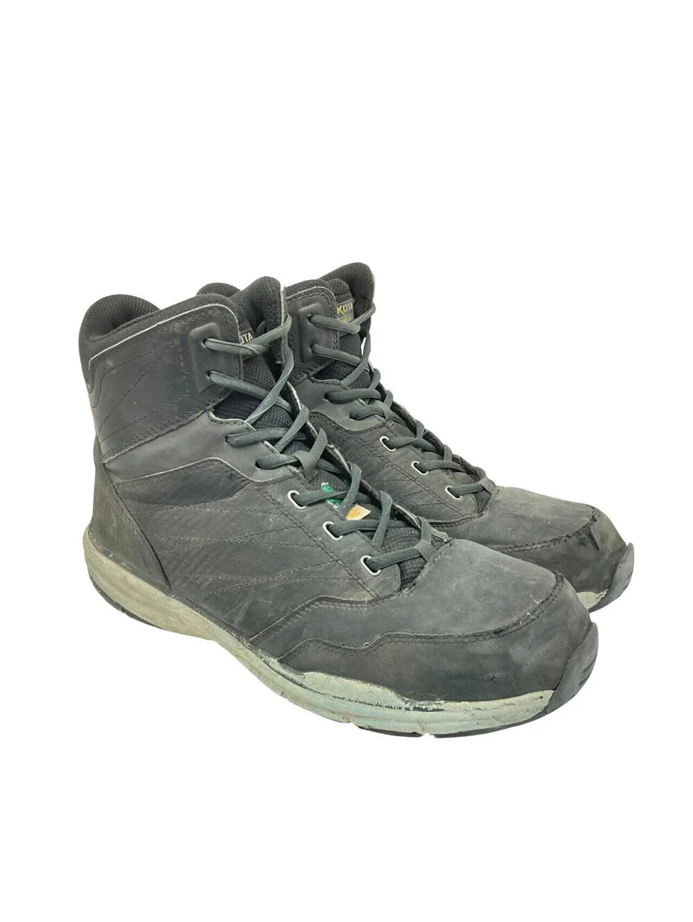 Dakota Men's 3617 Mid-Cut Quad Lite Steel Toe Steel Plate Shoes Black Size 12M